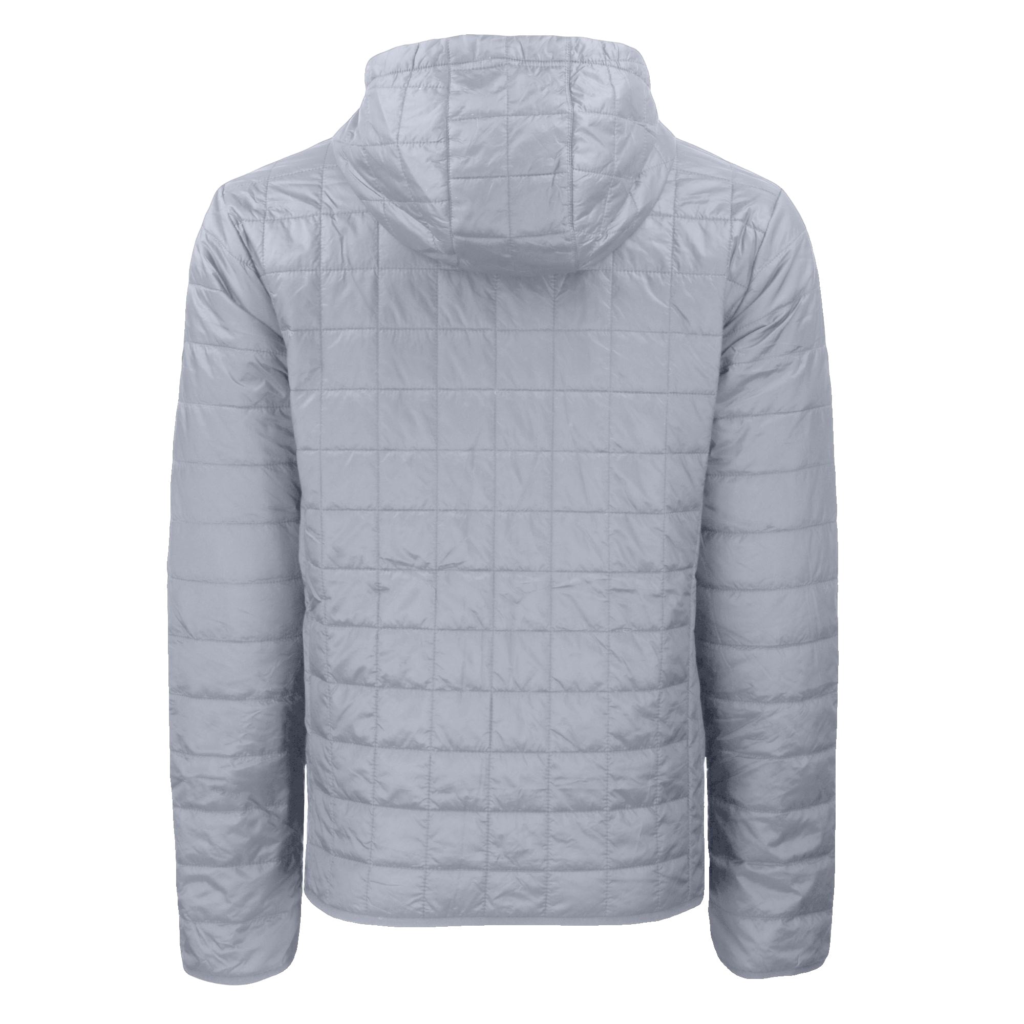 Men's Cutter & Buck Gray Michigan State Spartans Rainier Eco PrimaLoft Hooded Full-Zip Jacket
